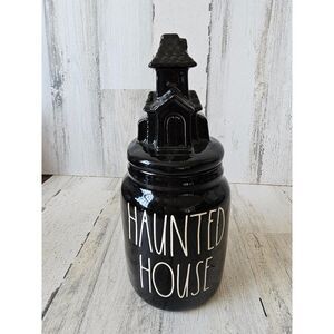Ray Dunn haunted house canister Halloween decor kitchen